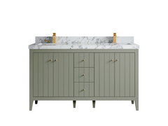Atlanta 60 in. W x 22 in. D Double Sink Bathroom Vanity - photo 20