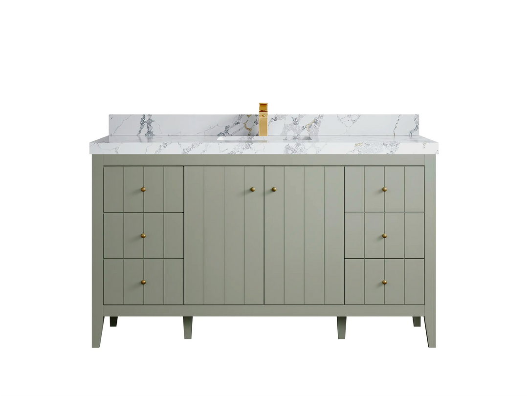 Atlanta 60 in. W x 22 in. D Single Sink Bathroom Vanity