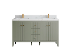 Atlanta 60 in. W x 22 in. D Double Sink Bathroom Vanity - photo 22