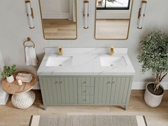 Atlanta 60 in. W x 22 in. D Double Sink Bathroom Vanity - photo 21