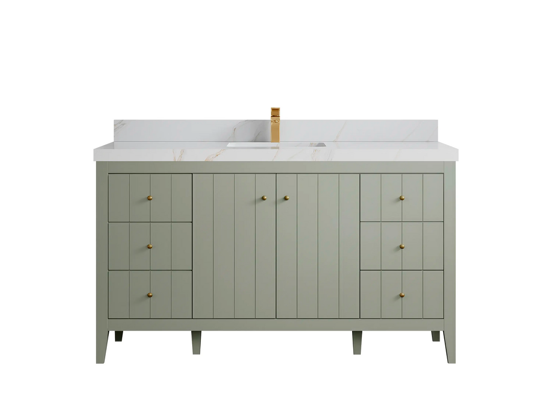 Atlanta 60 in. W x 22 in. D Single Sink Bathroom Vanity
