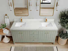 Atlanta 72 in. W x 22 in. D Double Sink Bathroom Vanity - photo 22