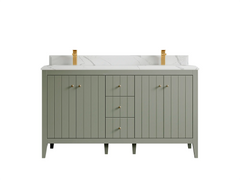 Atlanta 60 in. W x 22 in. D Double Sink Bathroom Vanity - photo 28