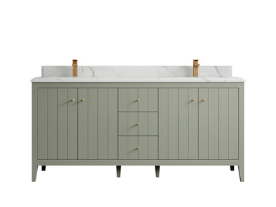 Atlanta 72 in. W x 22 in. D Double Sink Bathroom Vanity