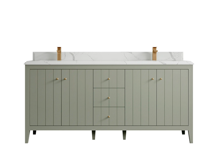 Atlanta 72 in. W x 22 in. D Double Sink Bathroom Vanity - photo 29