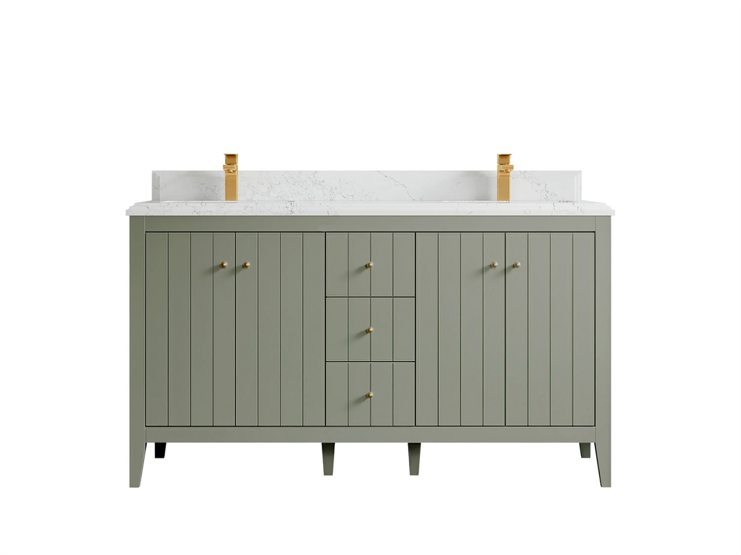 Atlanta 60 in. W x 22 in. D Double Sink Bathroom Vanity