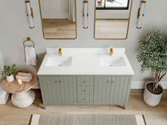 Atlanta 60 in. W x 22 in. D Double Sink Bathroom Vanity - photo 31