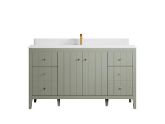 Atlanta 60 in. W x 22 in. D Single Sink Bathroom Vanity - photo 30