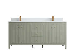 Atlanta 72 in. W x 22 in. D Double Sink Bathroom Vanity - photo 33
