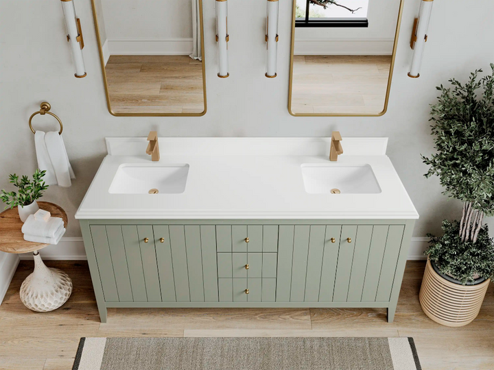Atlanta 72 in. W x 22 in. D Double Sink Bathroom Vanity - photo 32