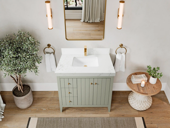 Atlanta 36 W x 22 D Center Sink Vanity for Elegant Bathrooms - photo 46