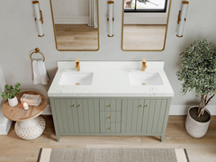 Atlanta 60 in. W x 22 in. D Double Sink Bathroom Vanity - photo 33