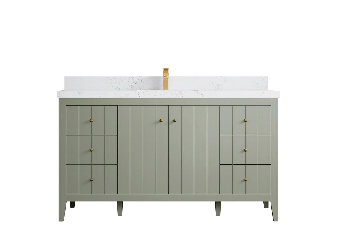 Atlanta 60 in. W x 22 in. D Single Sink Bathroom Vanity