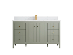 Atlanta 60 in. W x 22 in. D Single Sink Bathroom Vanity - photo 32