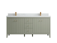 Atlanta 72 in. W x 22 in. D Double Sink Bathroom Vanity - photo 35