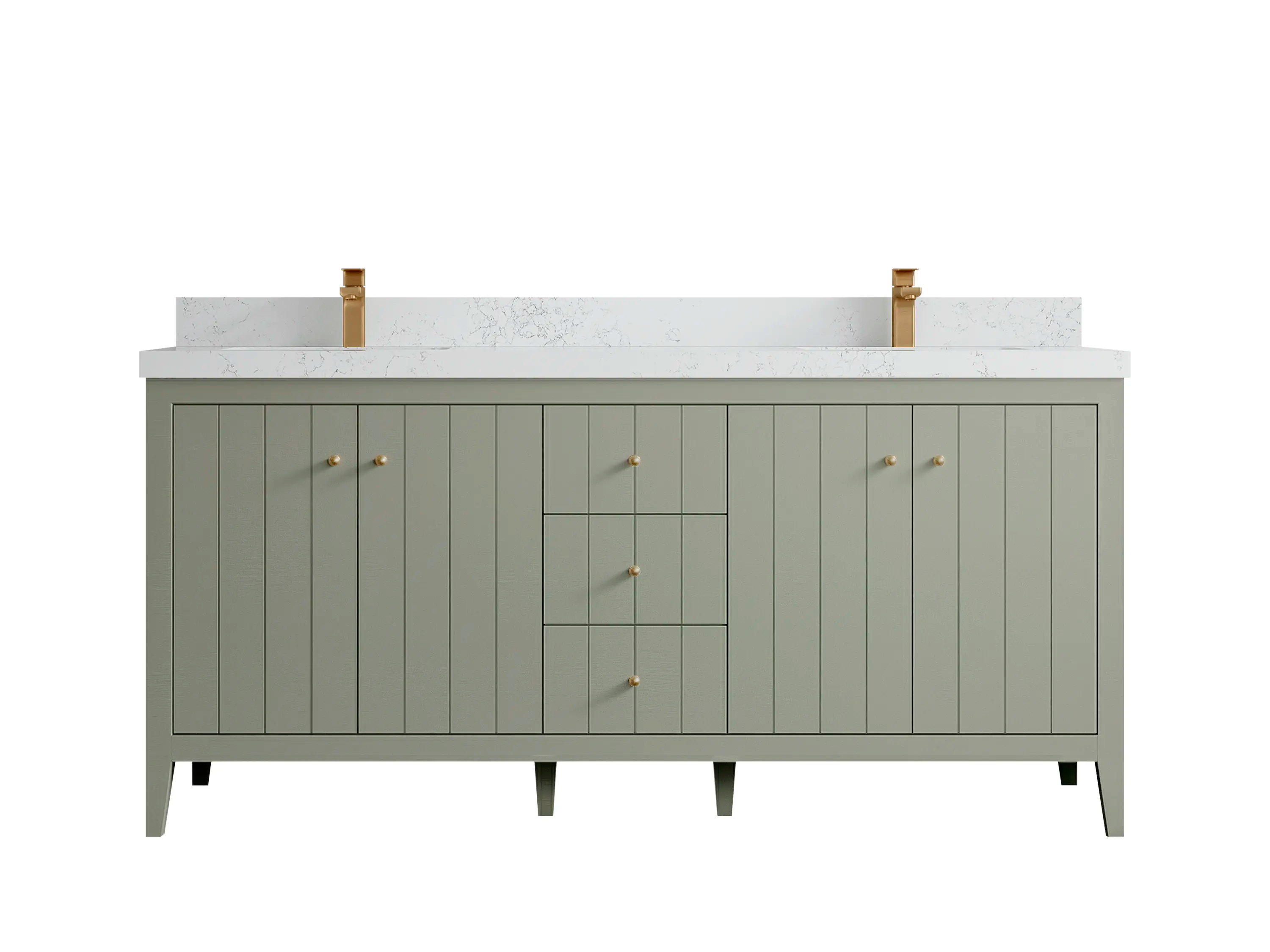 Atlanta 72 in. W x 22 in. D Double Sink Bathroom Vanity
