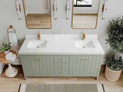 Atlanta 72 in. W x 22 in. D Double Sink Bathroom Vanity