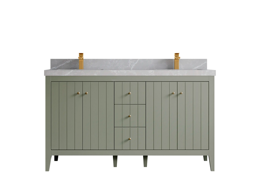 Atlanta 60 in. W x 22 in. D Double Sink Bathroom Vanity