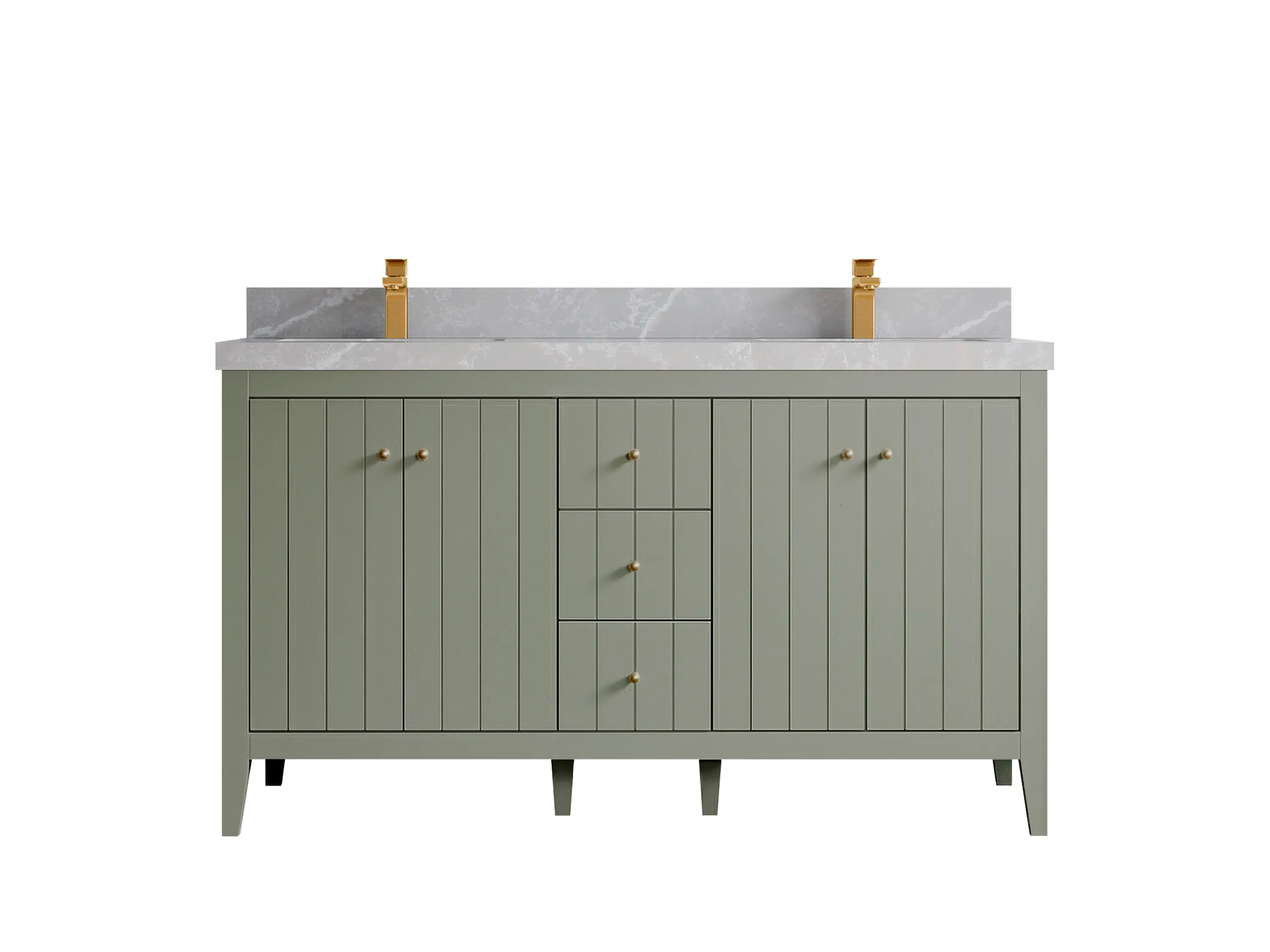 Atlanta 60 in. W x 22 in. D Double Sink Bathroom Vanity