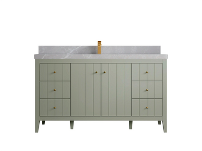 Atlanta 60 in. W x 22 in. D Single Sink Bathroom Vanity
