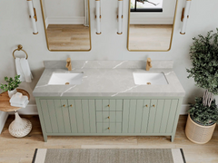 Atlanta 72 in. W x 22 in. D Double Sink Bathroom Vanity - photo 36