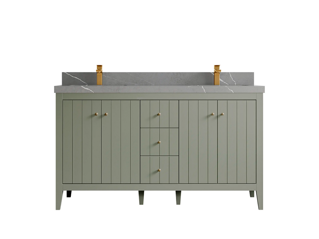 Atlanta 60 in. W x 22 in. D Double Sink Bathroom Vanity