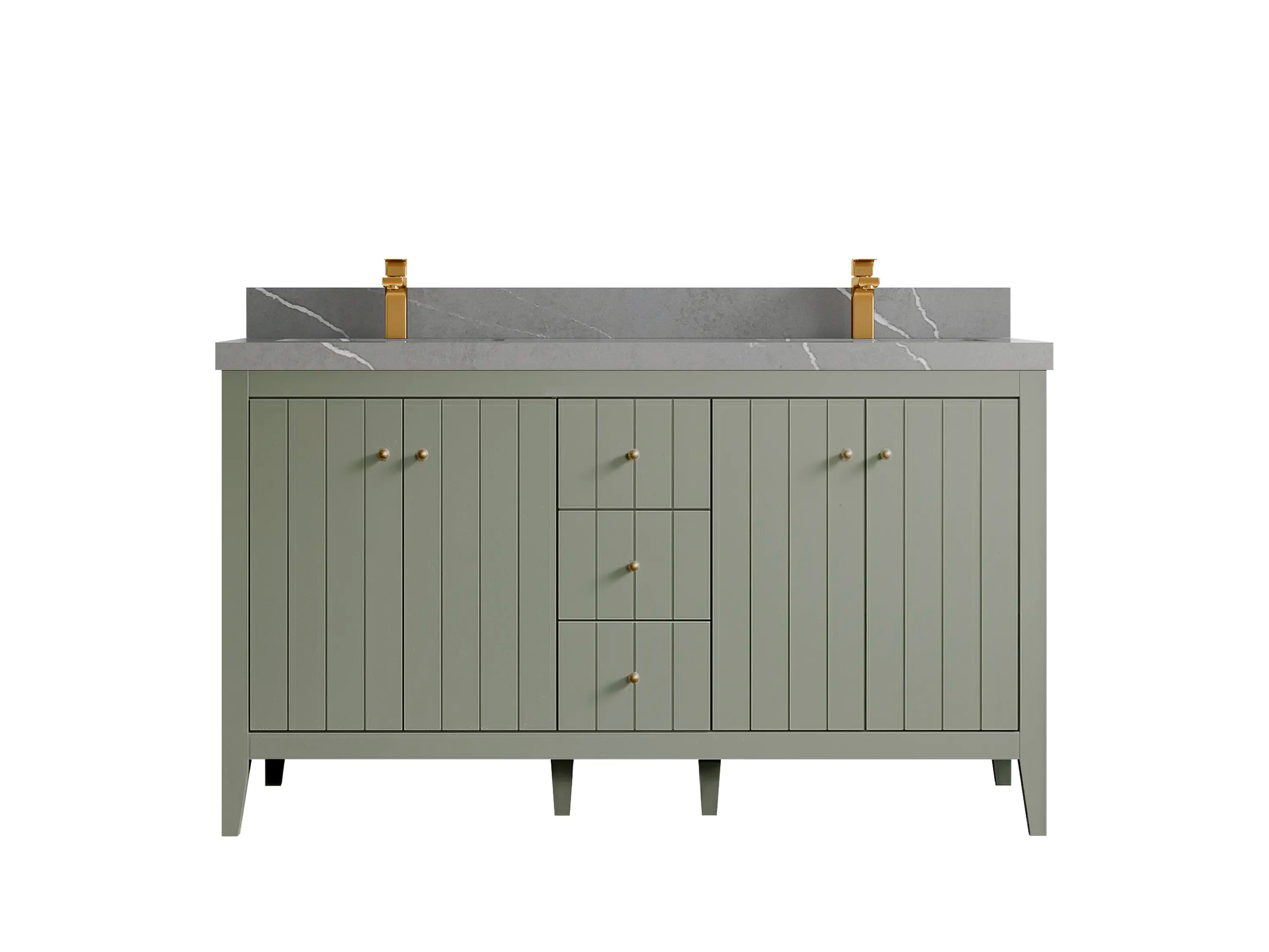 Atlanta 60 in. W x 22 in. D Double Sink Bathroom Vanity