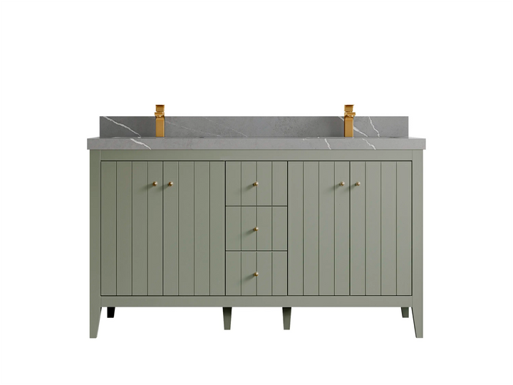 Atlanta 60 in. W x 22 in. D Double Sink Bathroom Vanity - photo 41