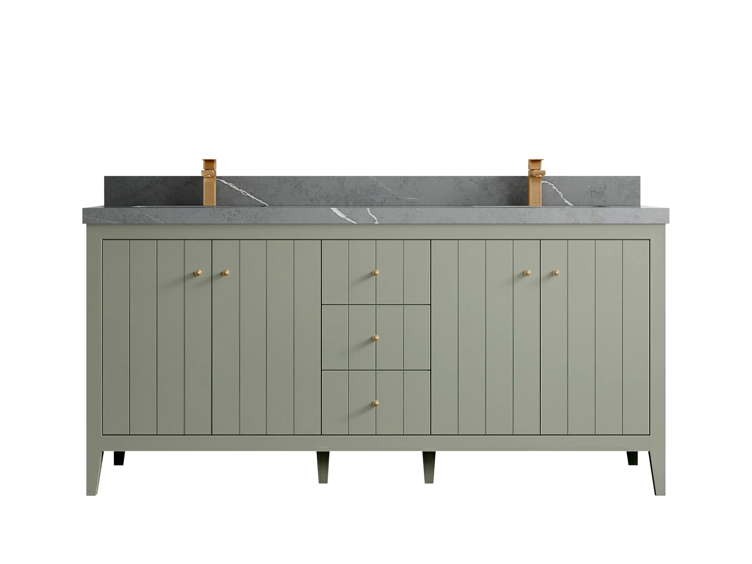 Atlanta 72 in. W x 22 in. D Double Sink Bathroom Vanity