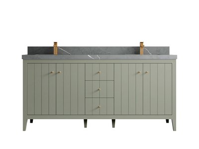 Atlanta 72 in. W x 22 in. D Double Sink Bathroom Vanity