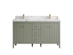 Atlanta 60 in. W x 22 in. D Double Sink Bathroom Vanity - photo 40