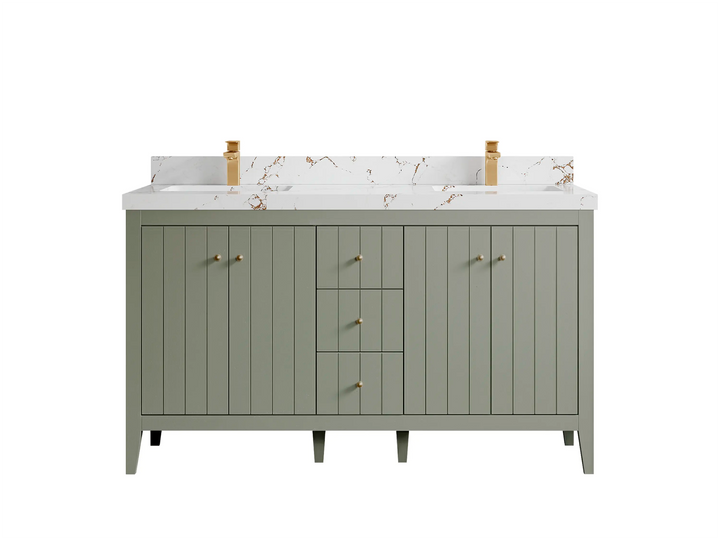 Atlanta 60 in. W x 22 in. D Double Sink Bathroom Vanity - photo 43