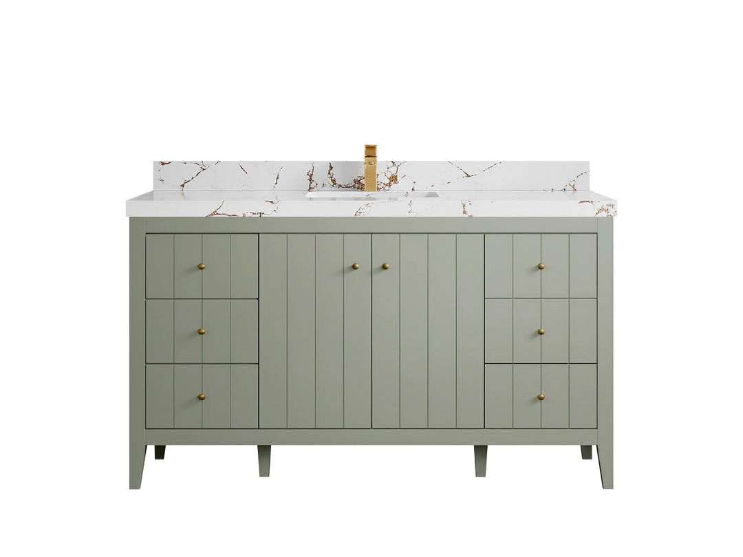 Atlanta 60 in. W x 22 in. D Single Sink Bathroom Vanity