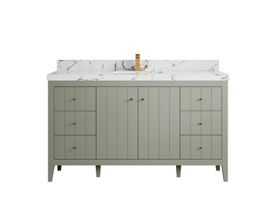 Atlanta 60 in. W x 22 in. D Single Sink Bathroom Vanity