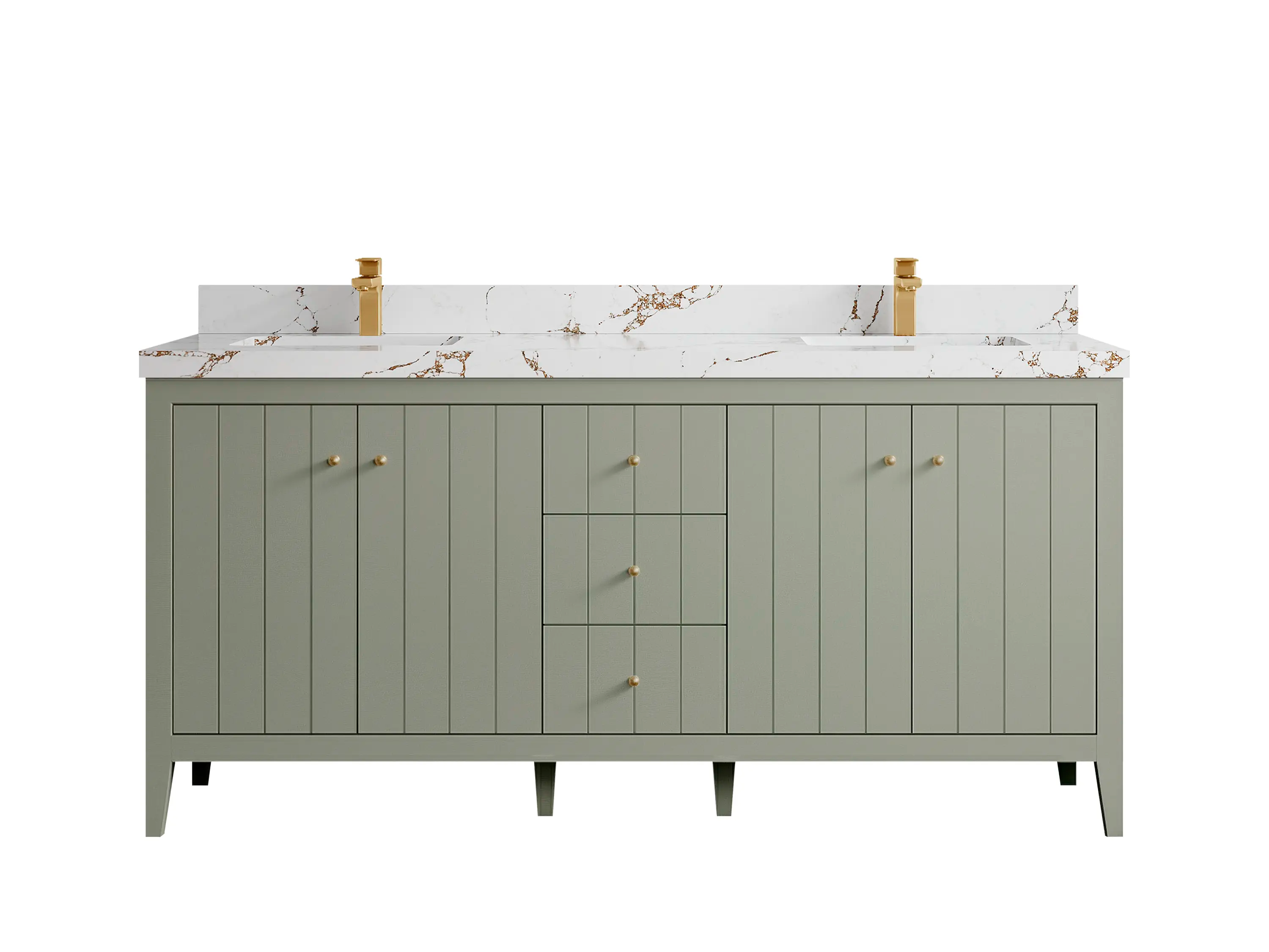 Atlanta 72 in. W x 22 in. D Double Sink Bathroom Vanity
