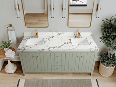 Atlanta 72 in. W x 22 in. D Double Sink Bathroom Vanity - photo 40