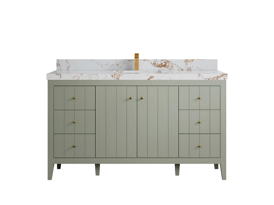 Atlanta 60 in. W x 22 in. D Single Sink Bathroom Vanity