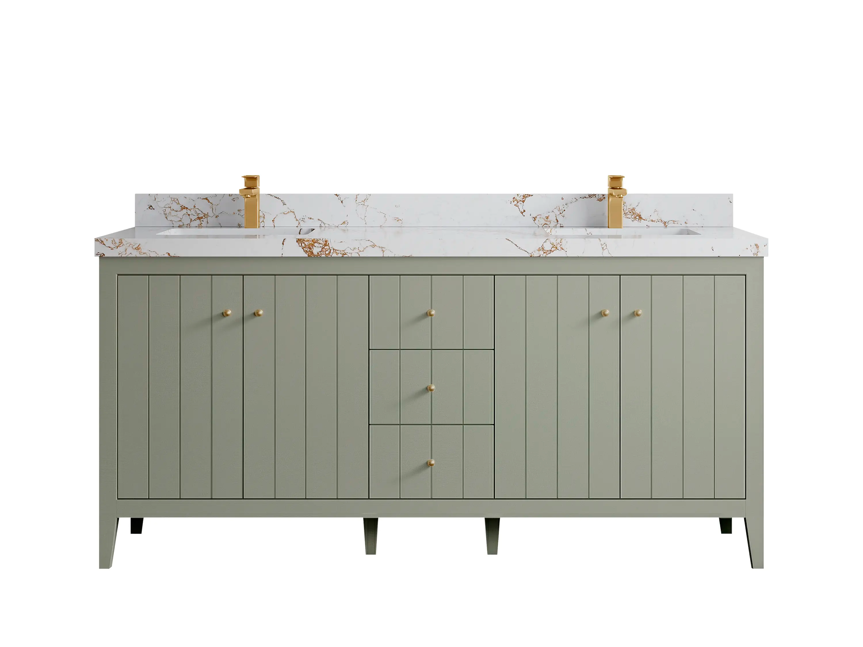 Atlanta 72 in. W x 22 in. D Double Sink Bathroom Vanity
