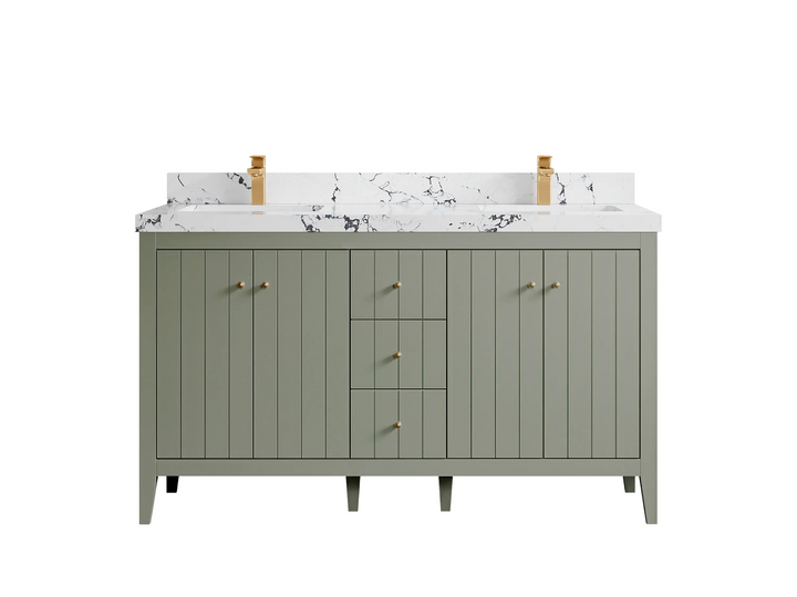 Atlanta 60 in. W x 22 in. D Double Sink Bathroom Vanity - photo 47