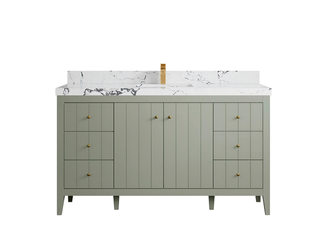 Atlanta 60 in. W x 22 in. D Single Sink Bathroom Vanity