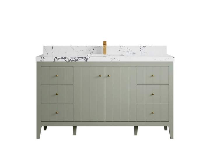 Atlanta 60 in. W x 22 in. D Single Sink Bathroom Vanity - photo 35