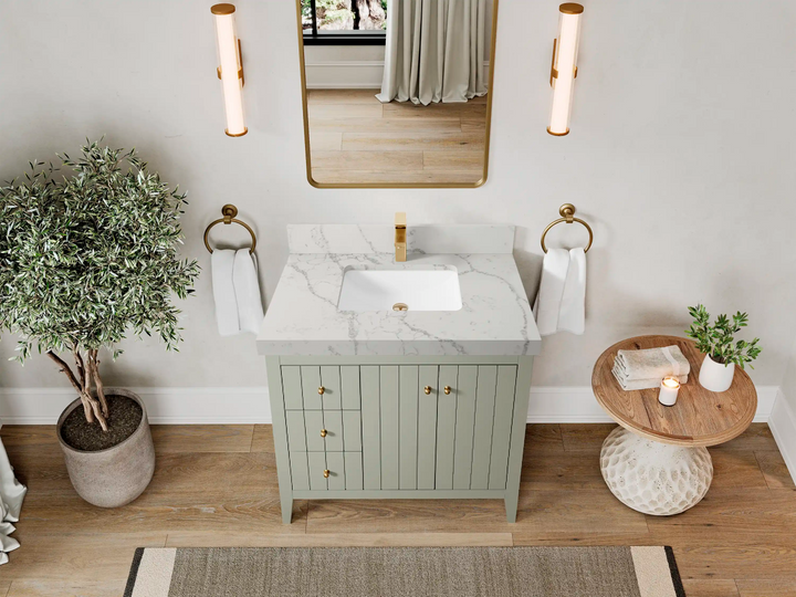 Atlanta 36 W x 22 D Center Sink Vanity for Elegant Bathrooms - photo 42