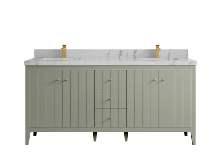 Atlanta 72 in. W x 22 in. D Double Sink Bathroom Vanity - photo 47