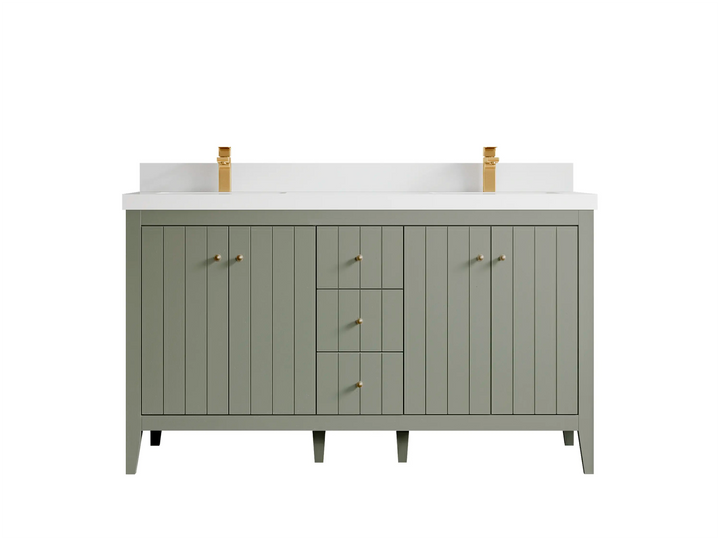 Atlanta 60 in. W x 22 in. D Double Sink Bathroom Vanity - photo 51