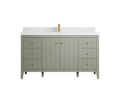 Atlanta 60 in. W x 22 in. D Single Sink Bathroom Vanity - photo 46