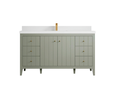 Atlanta 60 in. W x 22 in. D Single Sink Bathroom Vanity