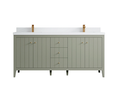 Atlanta 72 in. W x 22 in. D Double Sink Bathroom Vanity - photo 49