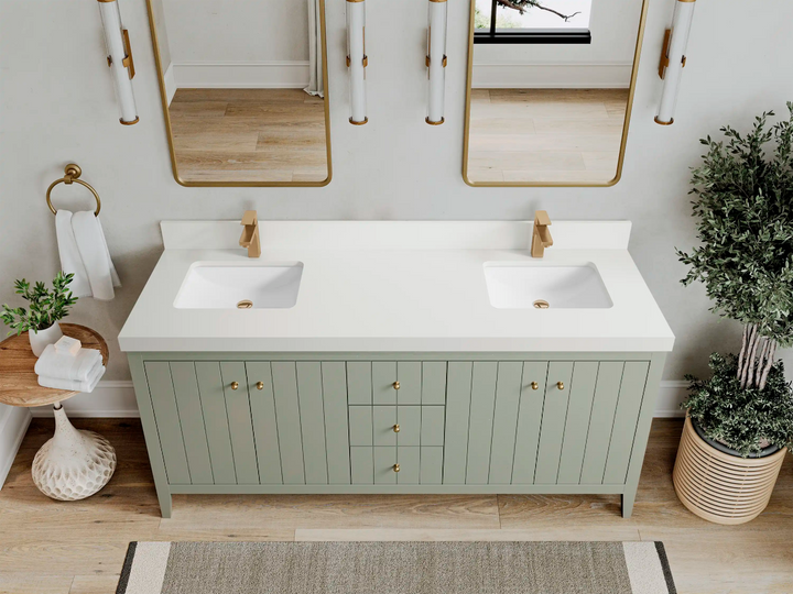 Atlanta 72 in. W x 22 in. D Double Sink Bathroom Vanity - photo 48