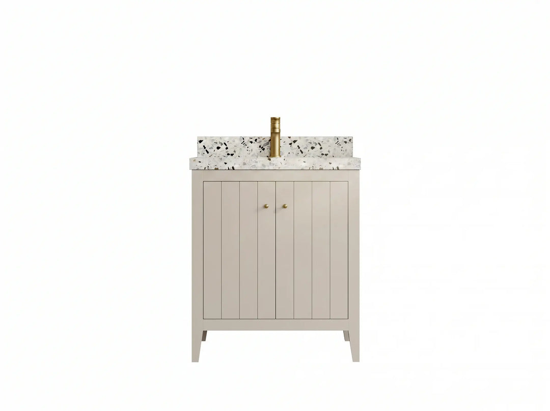 Atlanta 30 in. W x 22 in. D Single Sink Bathroom Vanity | 
              
                 Fine Grain Linen Beige
                
                  
             - ATL-CAB-FNG-29 - photo №1