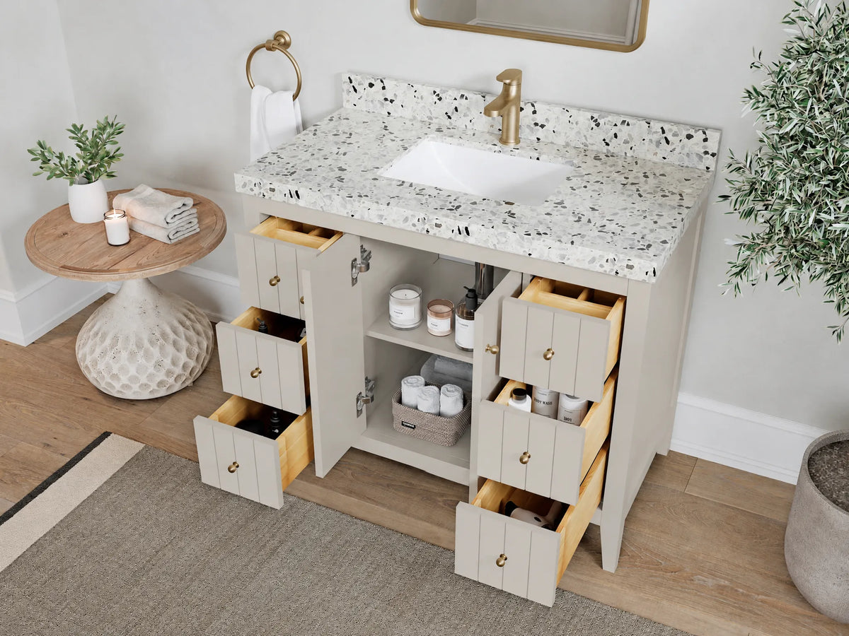 Atlanta 42 in. W x 22 in. D Single Sink Bathroom Vanity